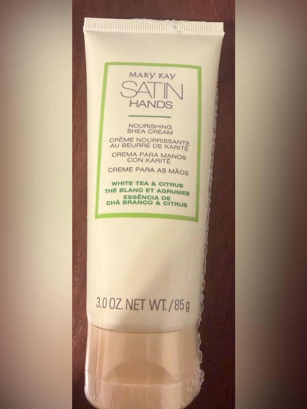 New Mary Kay Satin Hands- White Tea & Citrus Nourishing Shea Cream New Sealed